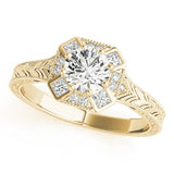 The Darcelle Halo Engagement Ring - Free Chérie Diamonds