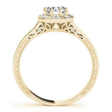 The Darcelle Halo Engagement Ring - Free Chérie Diamonds