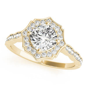 The Sofia Halo Engagement Ring - Free Chérie Diamonds