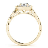 Oval - Cut Halo Engagement Ring - Free Chérie Diamonds