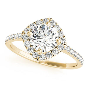 Cushion - Cut Halo Engagement Ring - Free Chérie Diamonds