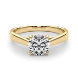 Celeste Cathedral Solitaire Ring - Free Chérie Diamonds