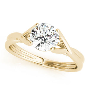 Twist Of Radiance Solitaire Ring - Free Chérie Diamonds