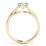 Twist Of Radiance Solitaire Ring - Free Chérie Diamonds