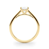 Cathedral Oval Solitaire Ring - Free Chérie Diamonds