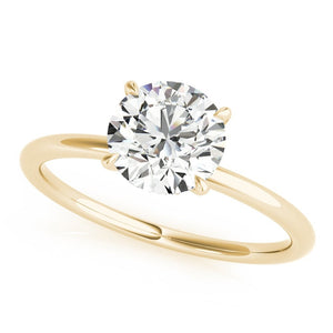 Radiant Hidden Halo Solitaire Ring - Free Chérie Diamonds