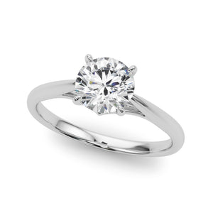 Classic Cathedral Solitaire Ring - Free Chérie Diamonds