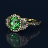 The Emerald Eclipse Ring - Free Chérie Diamonds