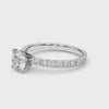 Round Side Stone Ring