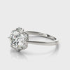 Solitaire Halo Engagement Ring