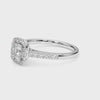 Cushion-Cut Halo Engagement Ring