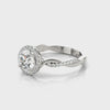 Round Halo Engagement Ring