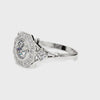 Vintage Halo Engagement Ring