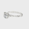 Solitaire Twist Engagement Ring