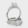 Princess-Cut Pave Trellis Ring