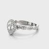Halo Pear-Cut Engagement Ring