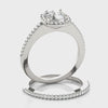 Round Halo Engagement Ring