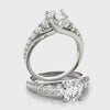 Round-Cut Engagement Ring
