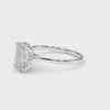 Solitaire Emerald-Cut Engagement Ring