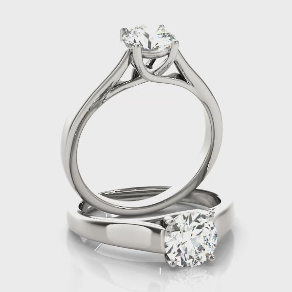 Round-Cut Solitaire Engagement Ring