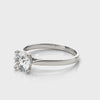 Round V-Prong Engagement Ring