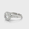Round-Cut Halo Engagement Ring