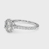 Round Halo Engagement Ring