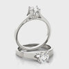 Solitaire Round-Cut Engagement Ring