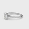 Solitaire Oval-Cut Engagement Ring