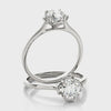 Petite Solitaire Round Engagement Ring