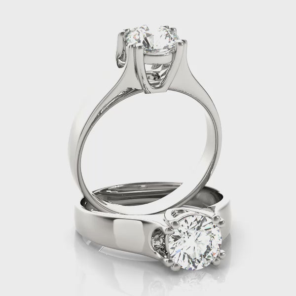 Round Solitaire Engagement Ring