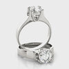 Round Solitaire Engagement Ring