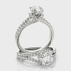Multirow Vintage Engagement Ring