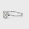 Round Solitaire Halo Engagement Ring