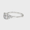 Round Fancy Shape Engagement Ring