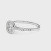 Cushion-Cut Halo Engagement Ring