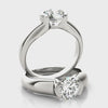 Round-Cut Engagement Ring