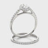 Oval-Cut Halo Engagement Ring