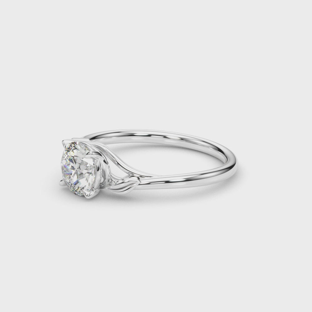 Round Solitaire Engagement Ring