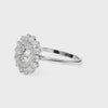 Sunflower Halo Engagement Ring
