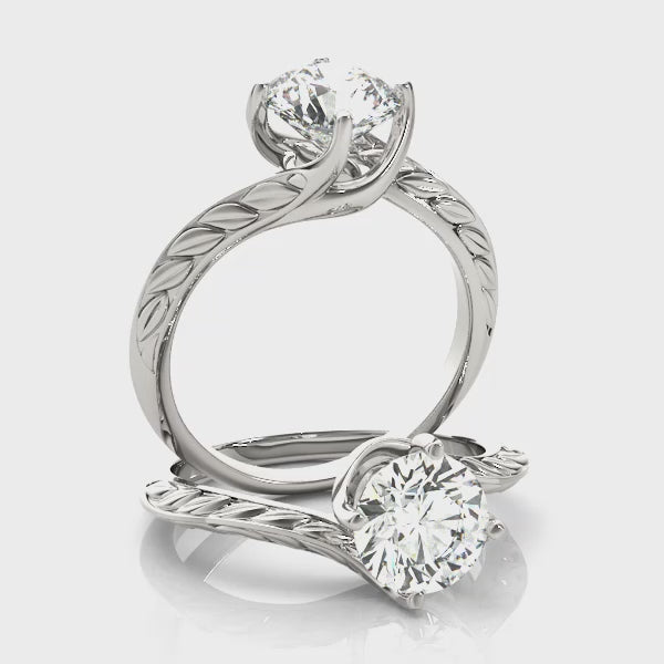 Classical Bypass Engagement Ring