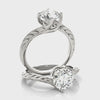 Classical Bypass Engagement Ring