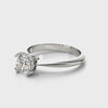 Cushion-Cut Solitaire Engagement Ring