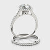 Halo Round Diamond Engagement Ring