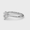 Petite Pear Solitaire Engagement Ring