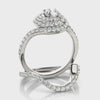 Bypass Halo Engagement Ring