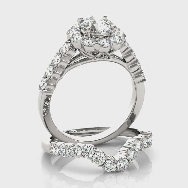 Grand Halo Engagement Ring