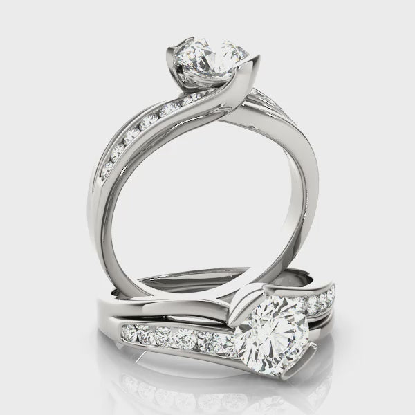 Multirow Bypass Engagement Ring
