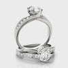 Multirow Bypass Engagement Ring